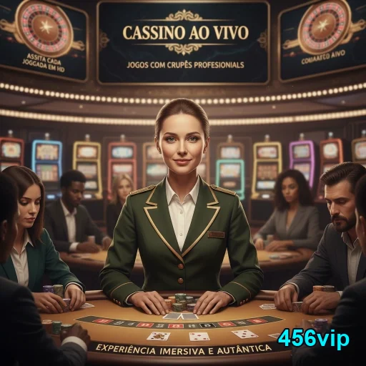 Ilustração de Explore o cassino online 456vip: serviços VIP excepcionais