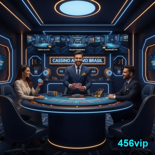 Ilustração de Descubra o Cassino ao Vivo com 456vip e Pagamentos Rápidos