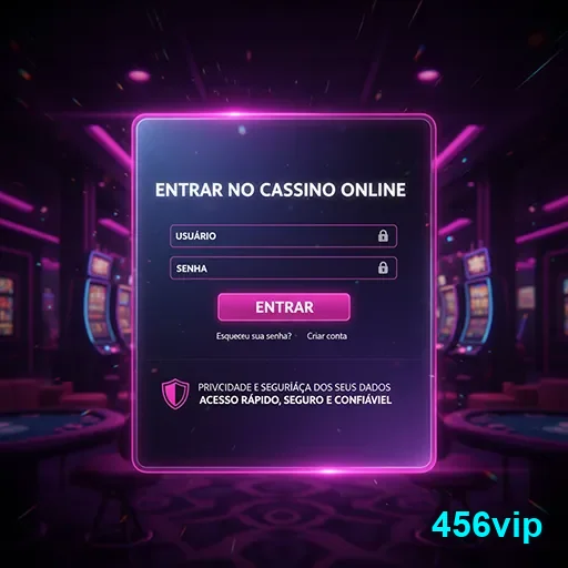 Ilustração de Acesse o 456vip e aproveite nosso cassino online rapidamente